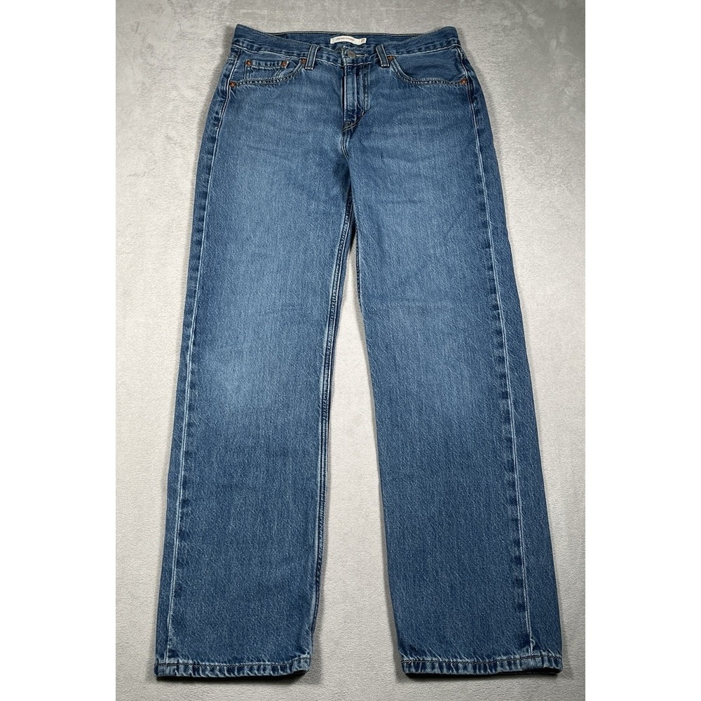 Levis Womens Jeans Blue Size 27 Low Pro Straight Denim 100% Cotton